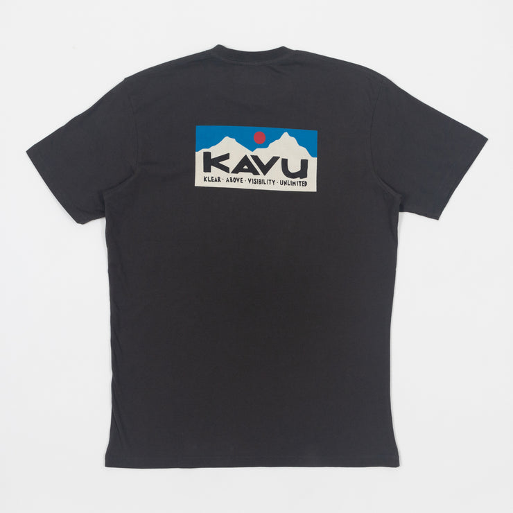 KAVU Klear Above Etch Art T-Shirt in BLACK