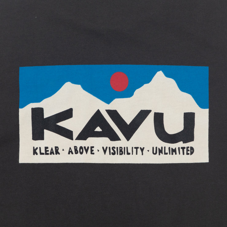 KAVU Klear Above Etch Art T-Shirt in BLACK