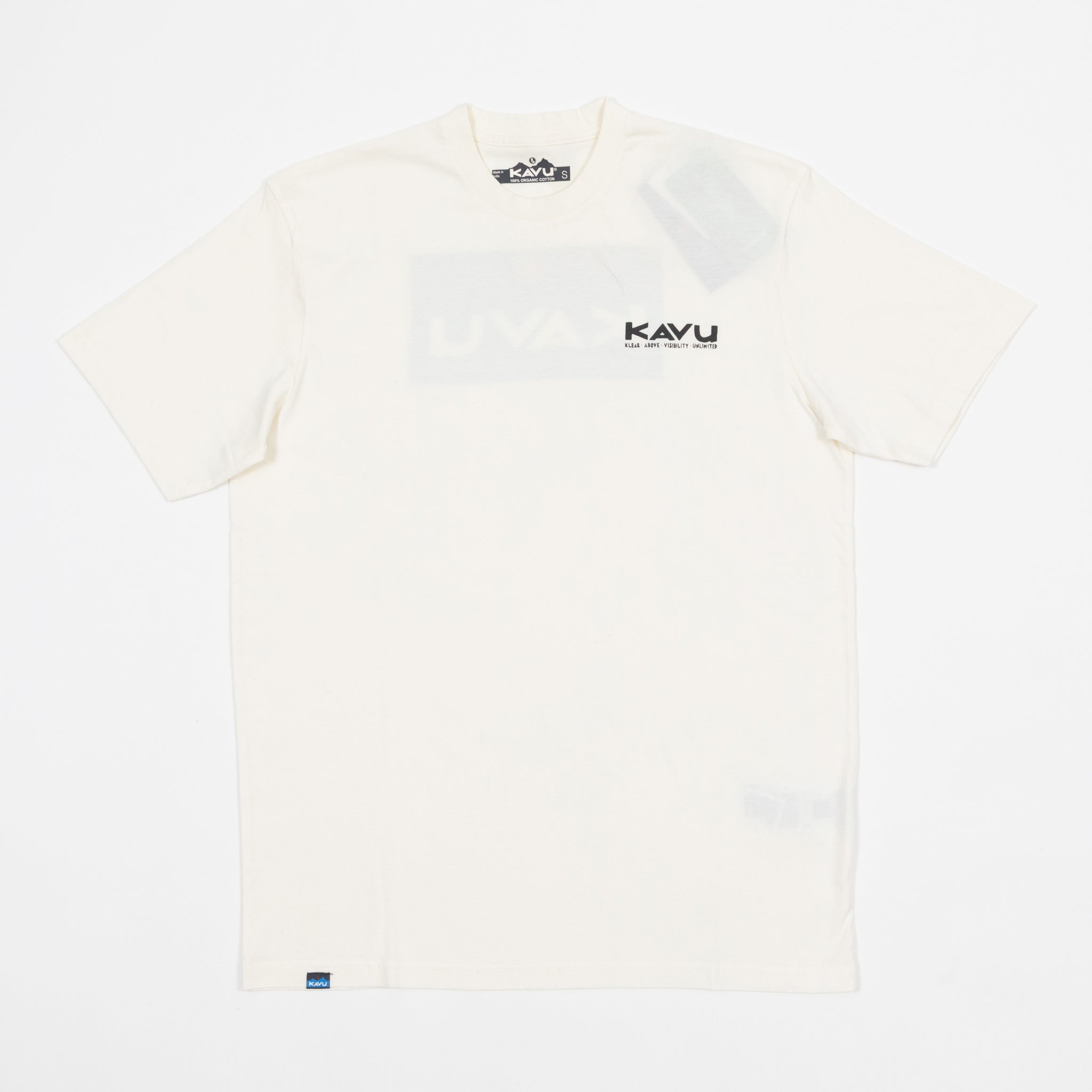 KAVU Klear Above Etch Art T-Shirt in OFF WHITE