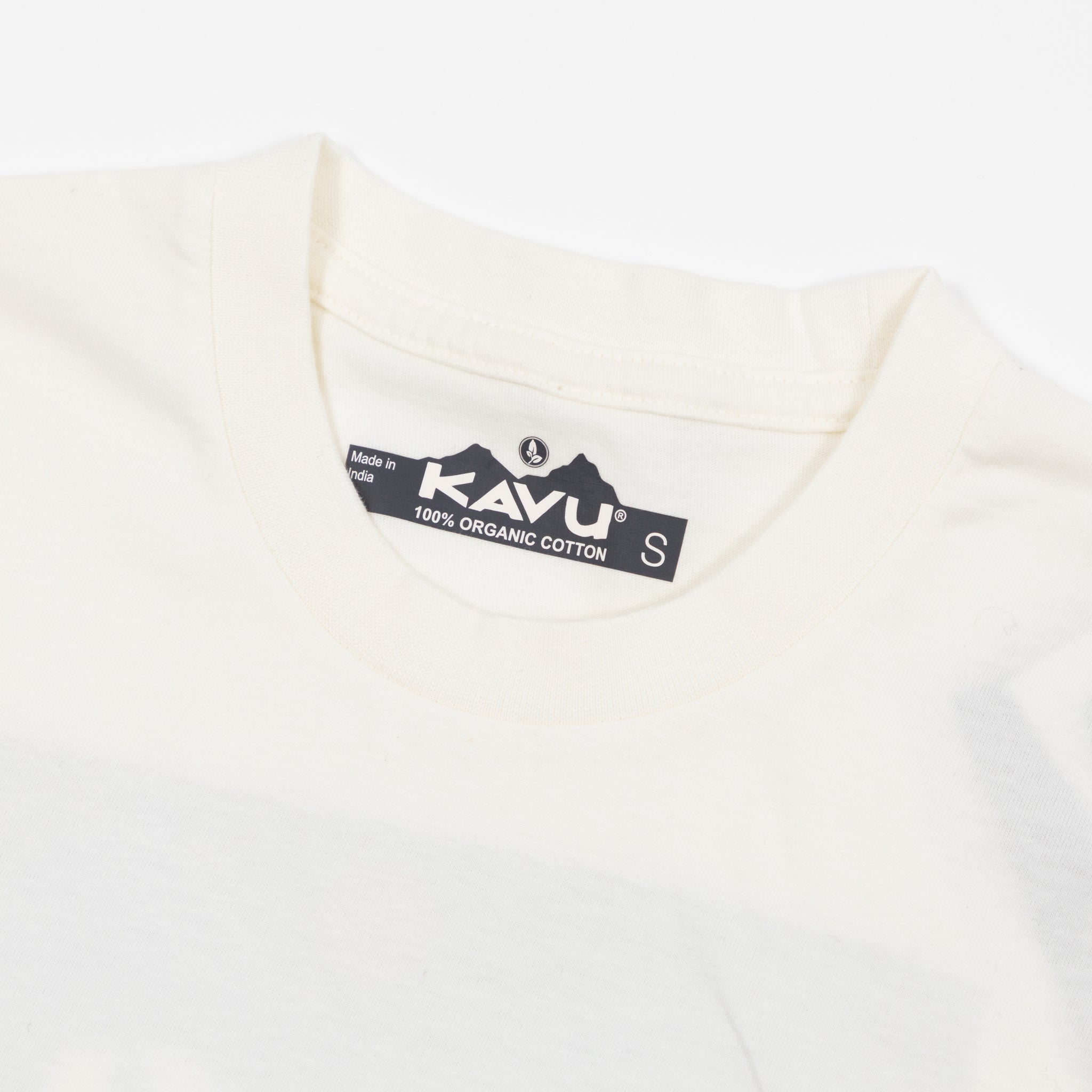 KAVU Klear Above Etch Art T-Shirt in OFF WHITE