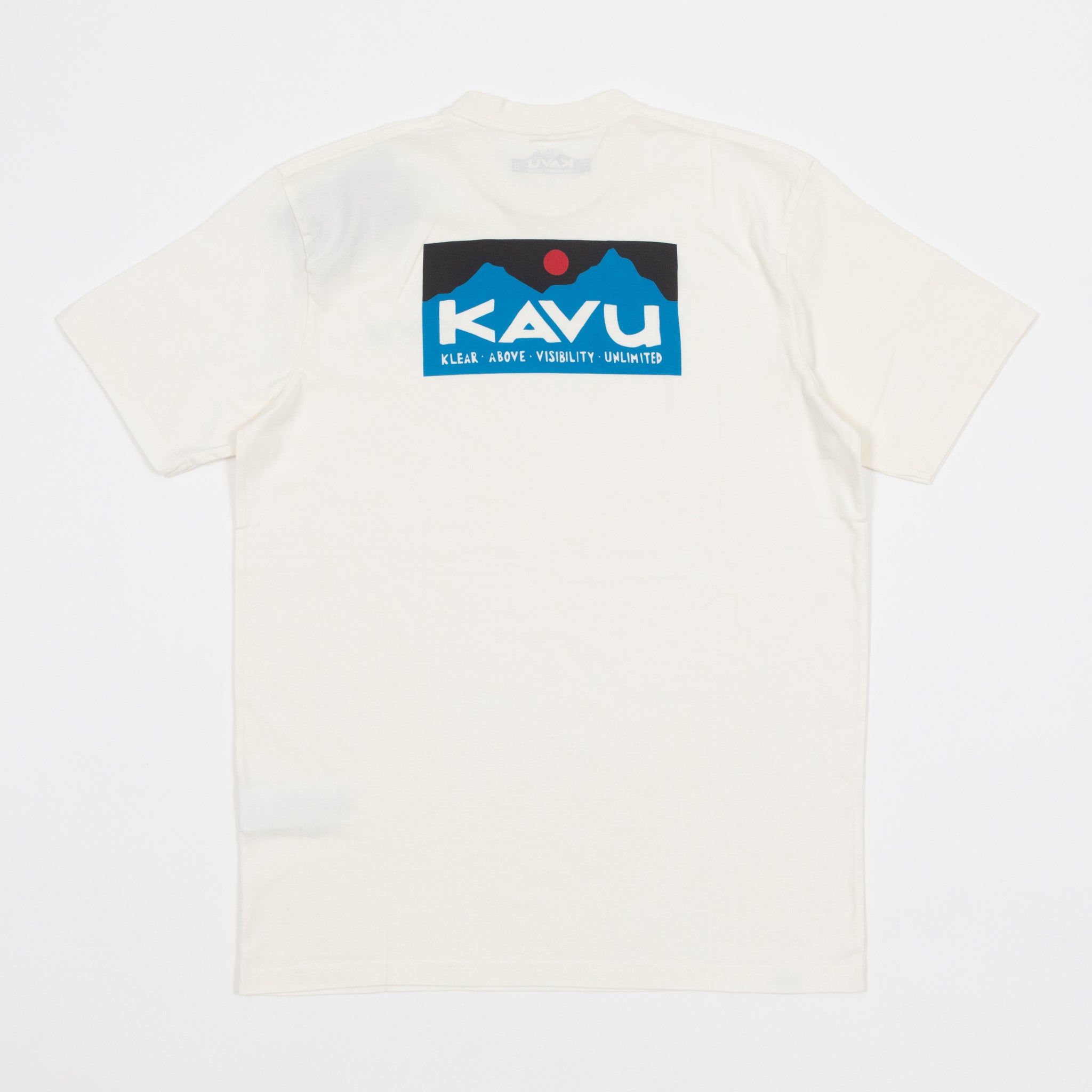 KAVU Klear Above Etch Art T-Shirt in OFF WHITE