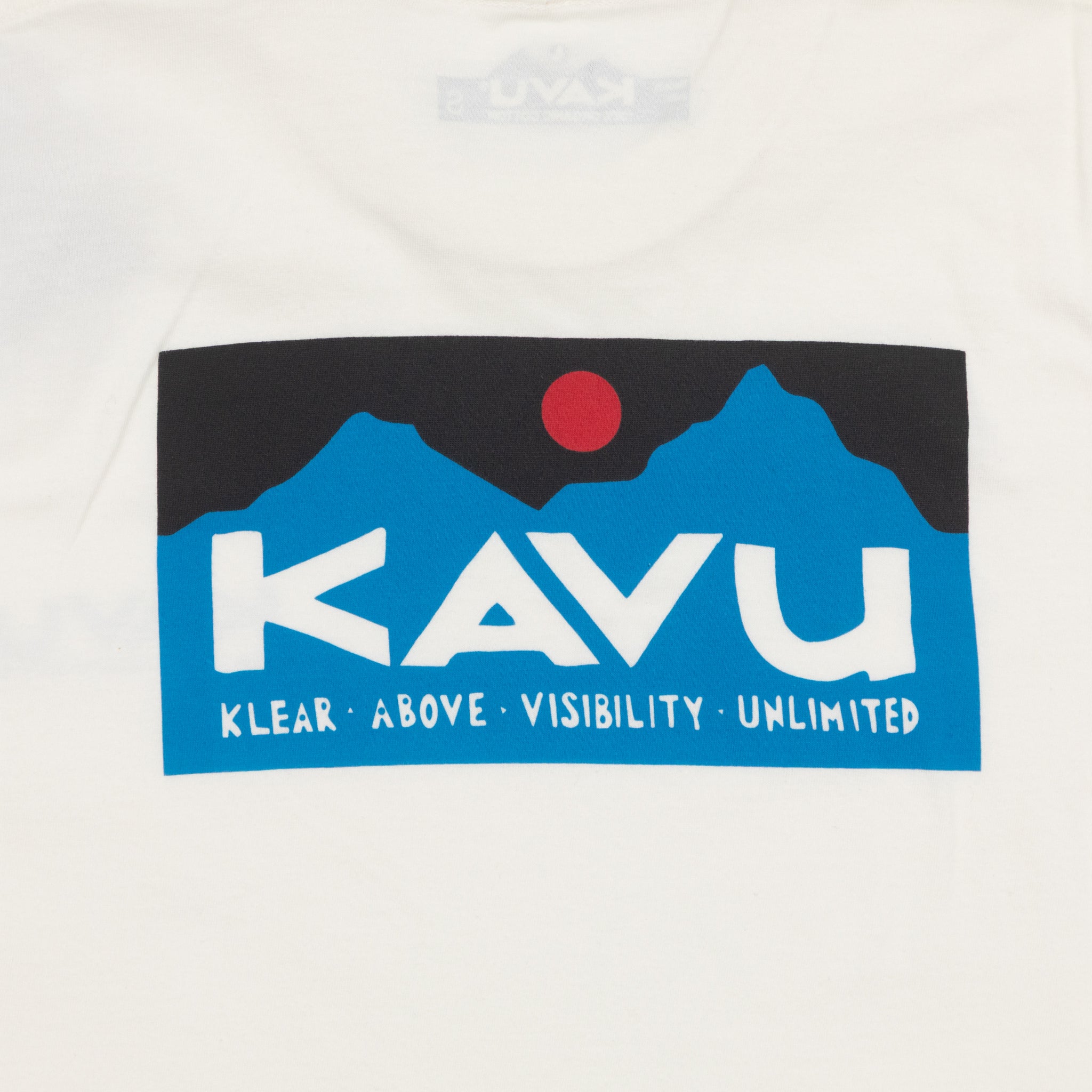 KAVU Klear Above Etch Art T-Shirt in OFF WHITE