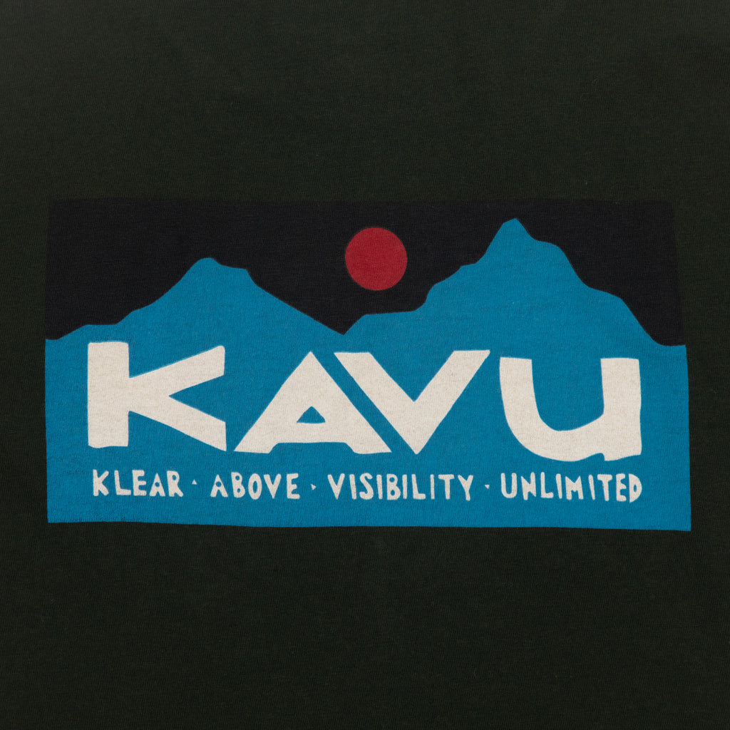 KAVU Klear Above Etch Art T-Shirt in ROSIN