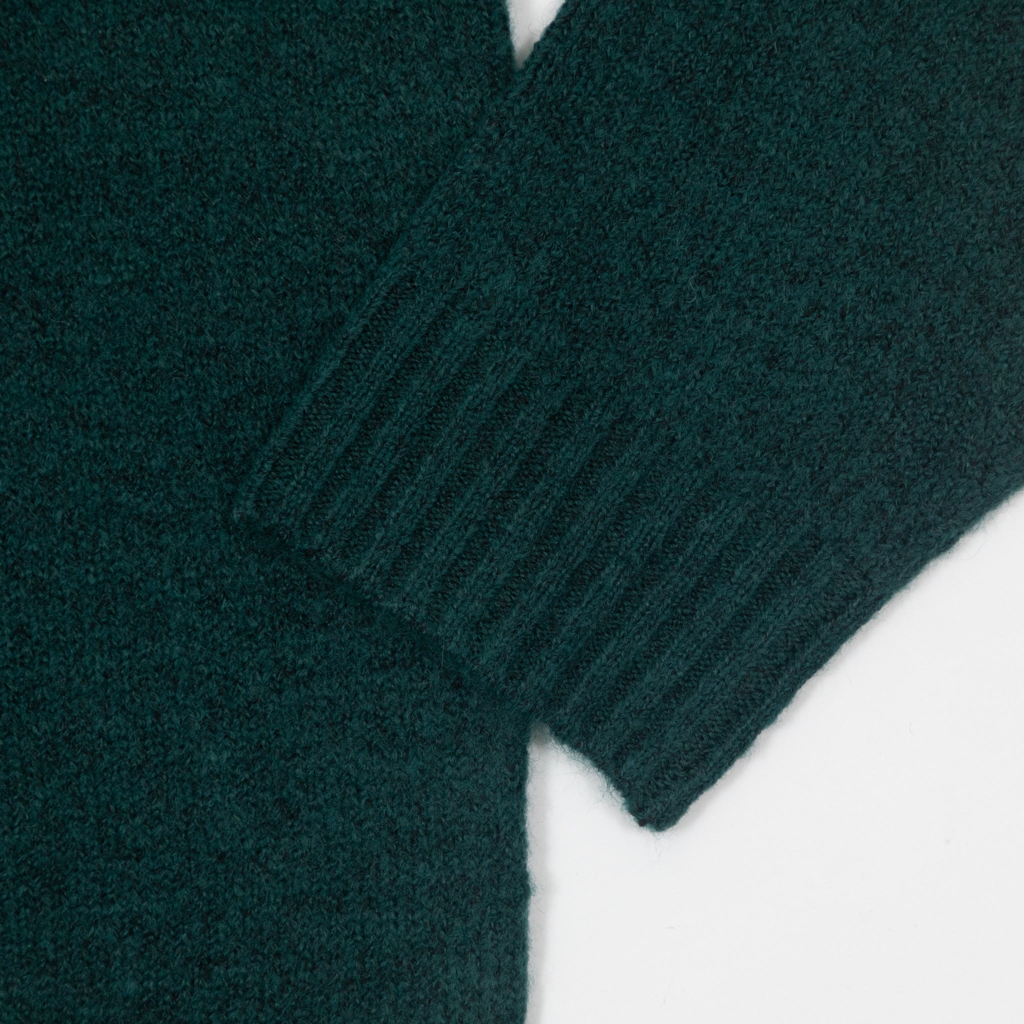 JACK & JONES Knit Quarter Zip in GREEN
