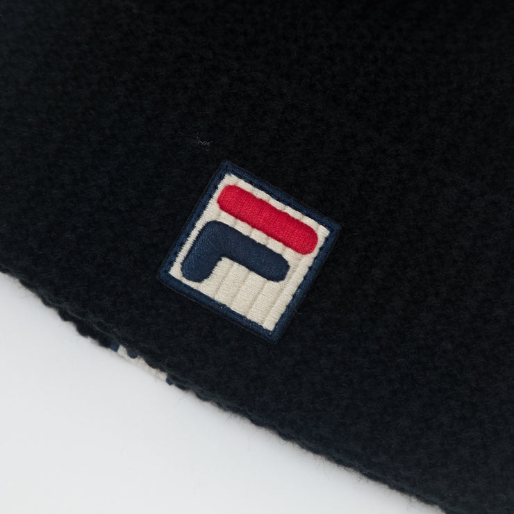 FILA Kudoslux Waffle Knit Beanie in BLACK