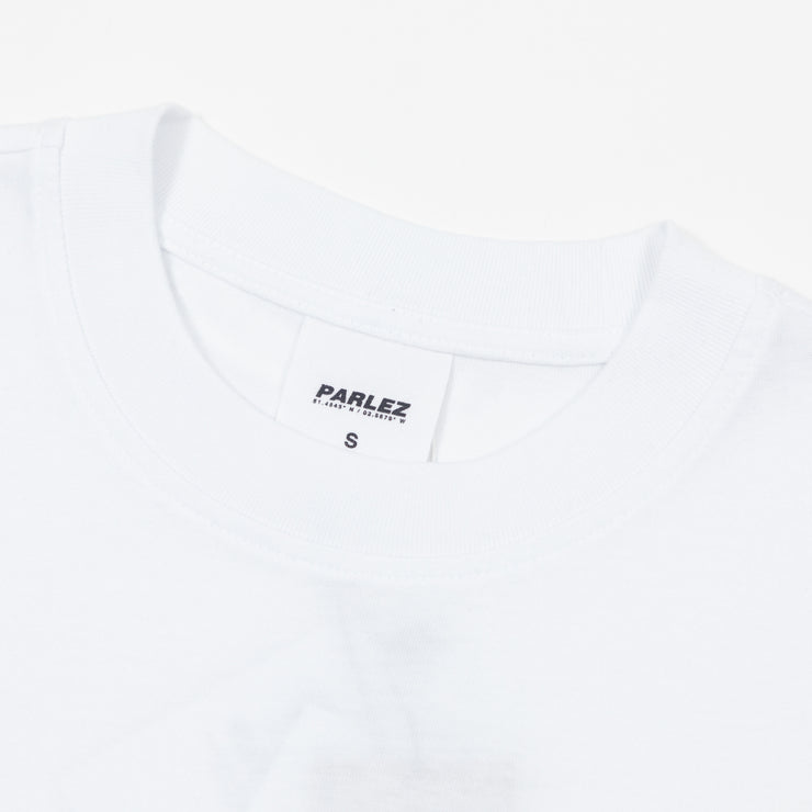 PARLEZ Laborie Logo T-Shirt in WHITE