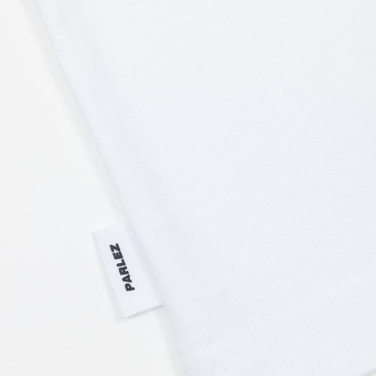 PARLEZ Laborie Logo T-Shirt in WHITE