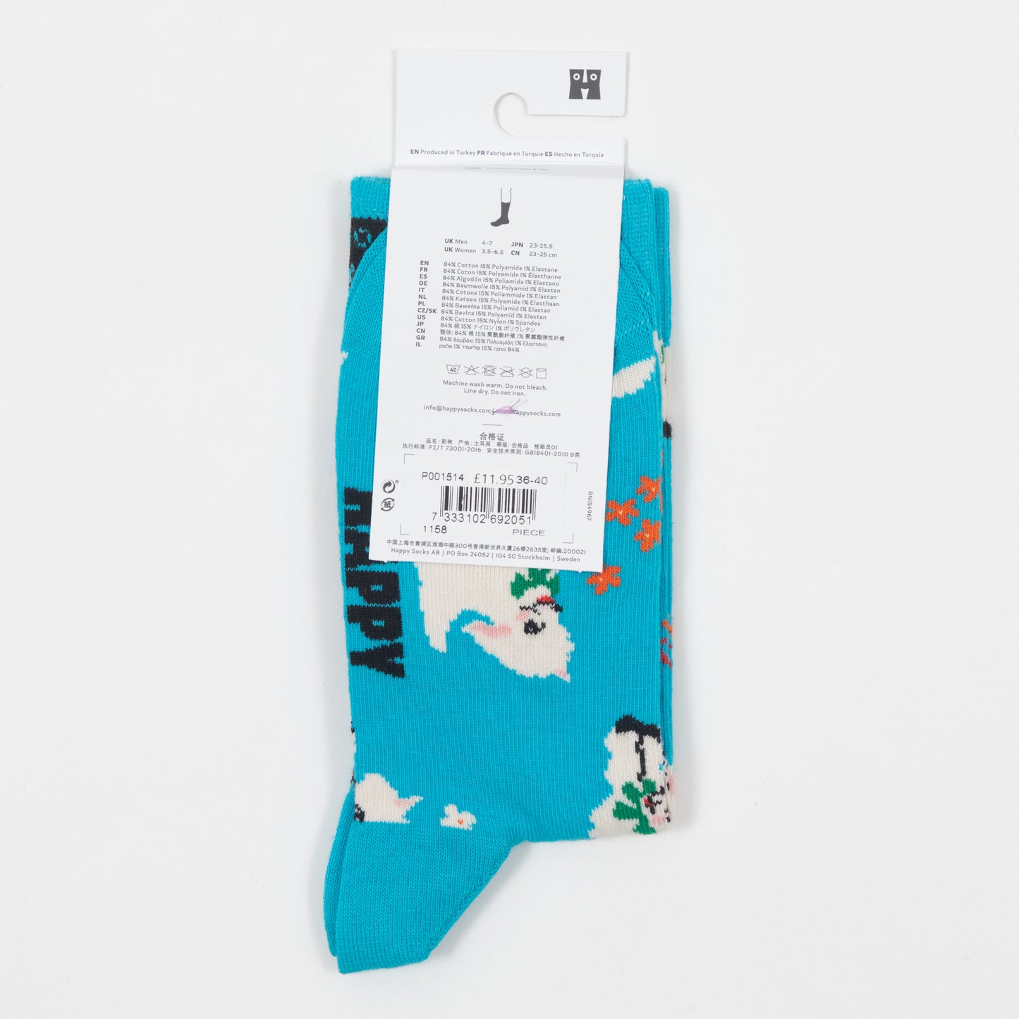 HAPPY SOCKS Lamb Socks in BLUE