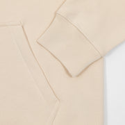 PARLEZ Lapstrake Logo Hoodie in CREAM