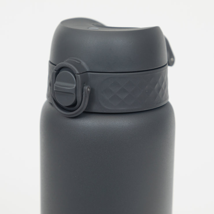 Ion8 Leak Proof 1 Litre Stainless Steel Water Bottle in GREY