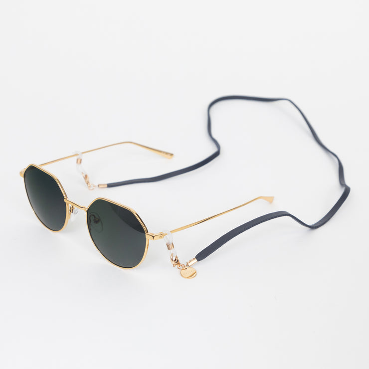 MELLER Ebo Leather Sunglasses Chain in NAVY