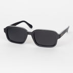MELLER Lebo Rectangular Sunglasses in ALL BLACK