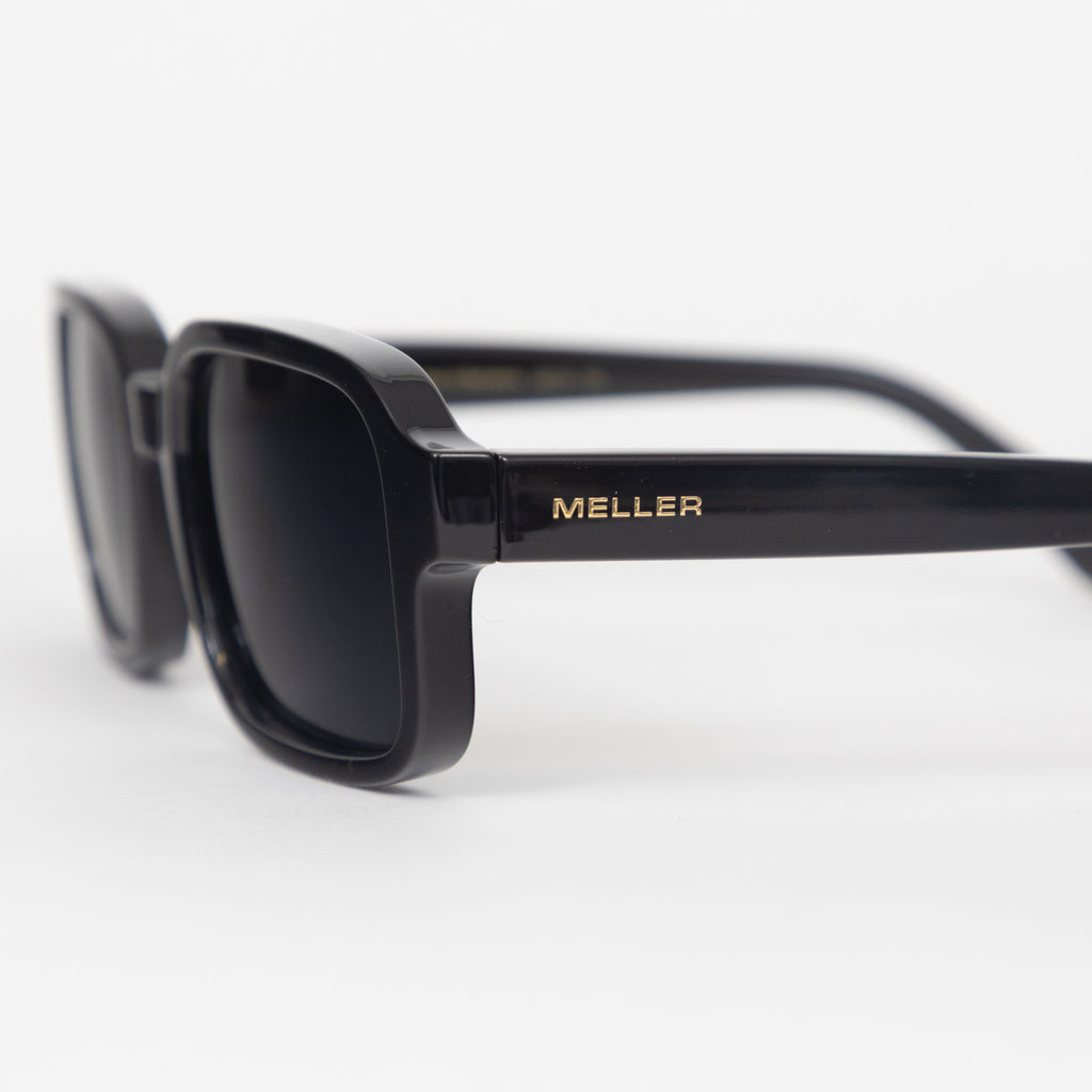 MELLER Lebo Rectangular Sunglasses in ALL BLACK