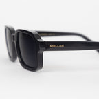 MELLER Lebo Rectangular Sunglasses in ALL BLACK