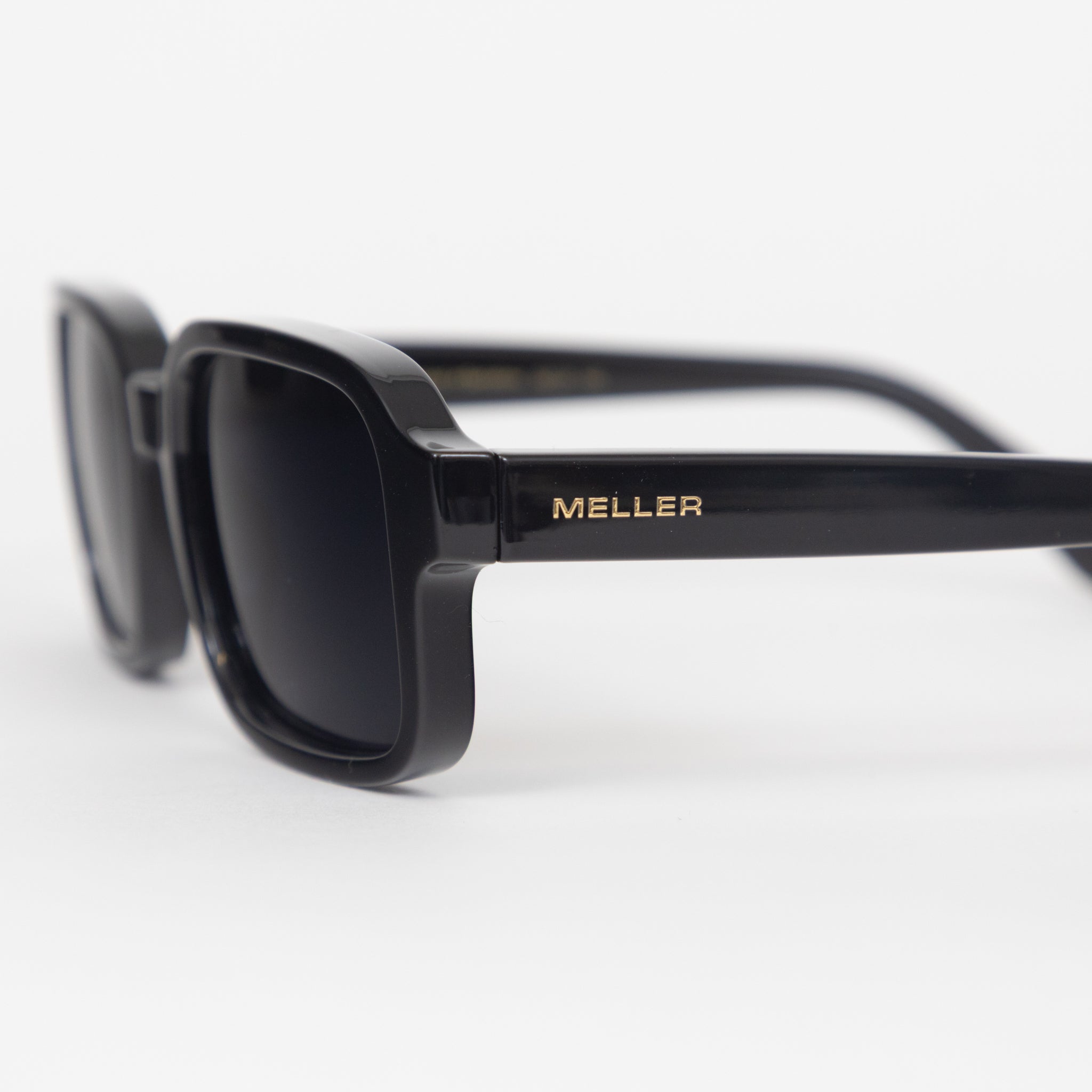 MELLER Lebo Rectangular Sunglasses in ALL BLACK