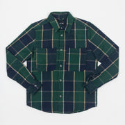 ONLY & SONS Lee Check Overshirt in GREEN & BLUE