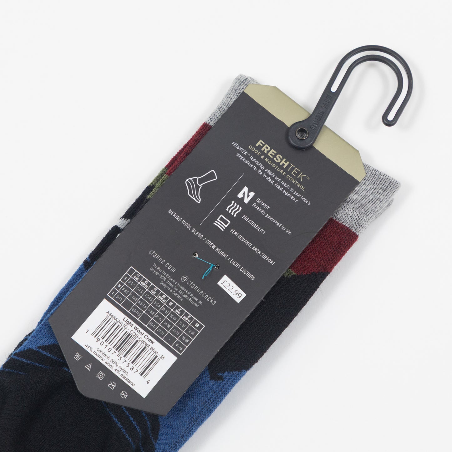 STANCE Light Wool Socks in COBALT BLUE