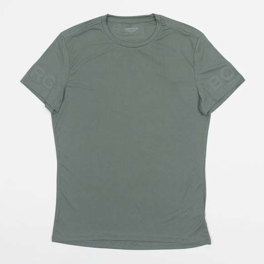 BJORN BORG Light Gym T-Shirt in AGAVE GREEN