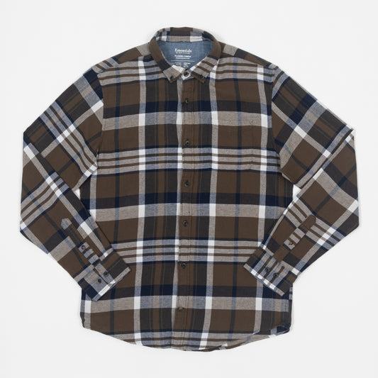 JACK & JONES Autumn Check Shirt in GREEN & NAVY