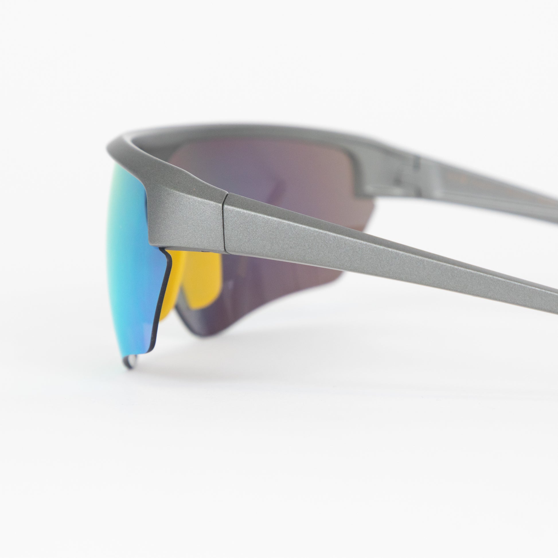 meller Sunglasses with reflective lenses on a white background