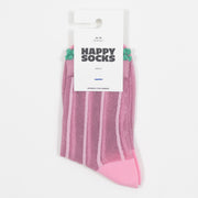 HAPPY SOCKS Lily Glittery Ankle Socks in PINK