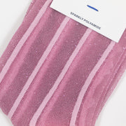 HAPPY SOCKS Lily Glittery Ankle Socks in PINK
