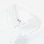 linen shirt collar close up