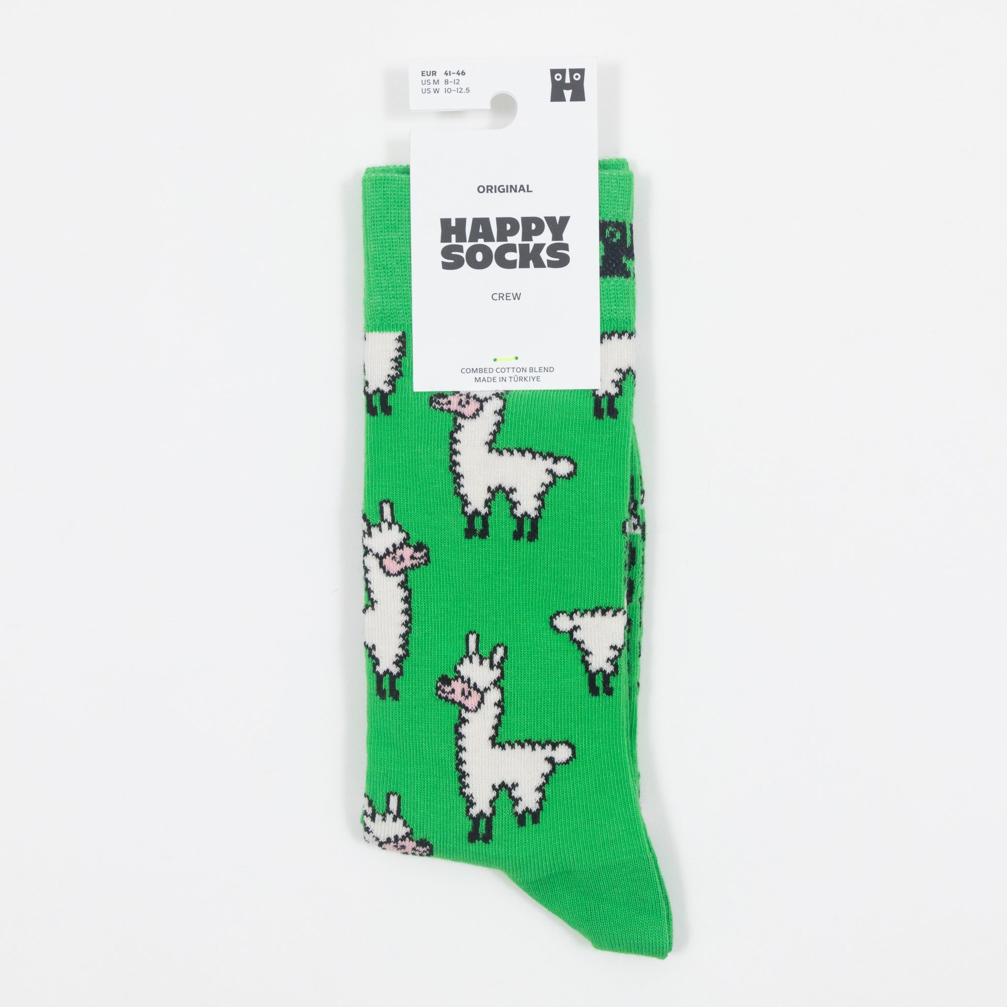 HAPPY SOCKS Llama Socks in GREEN