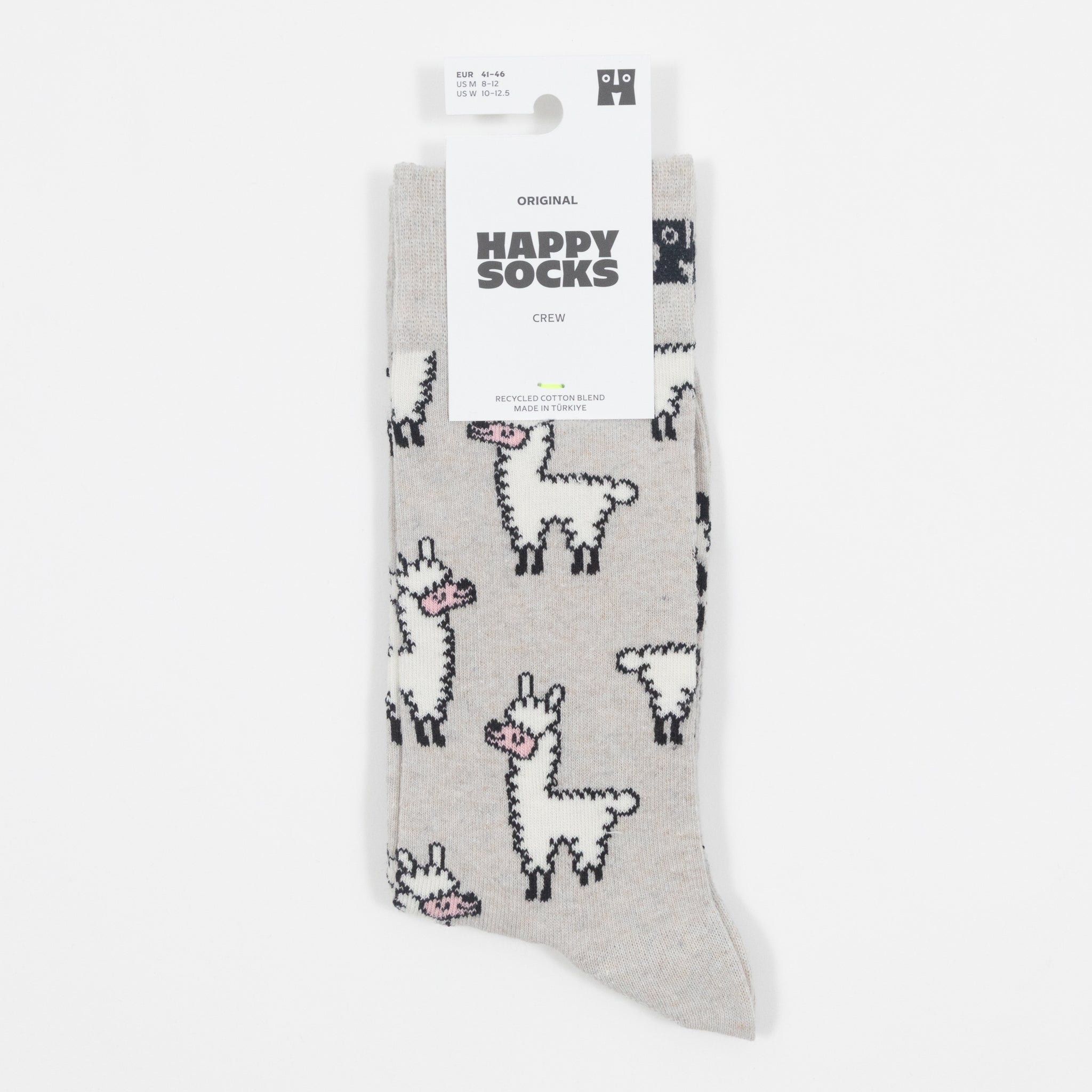 HAPPY SOCKS Llama Socks in GREY