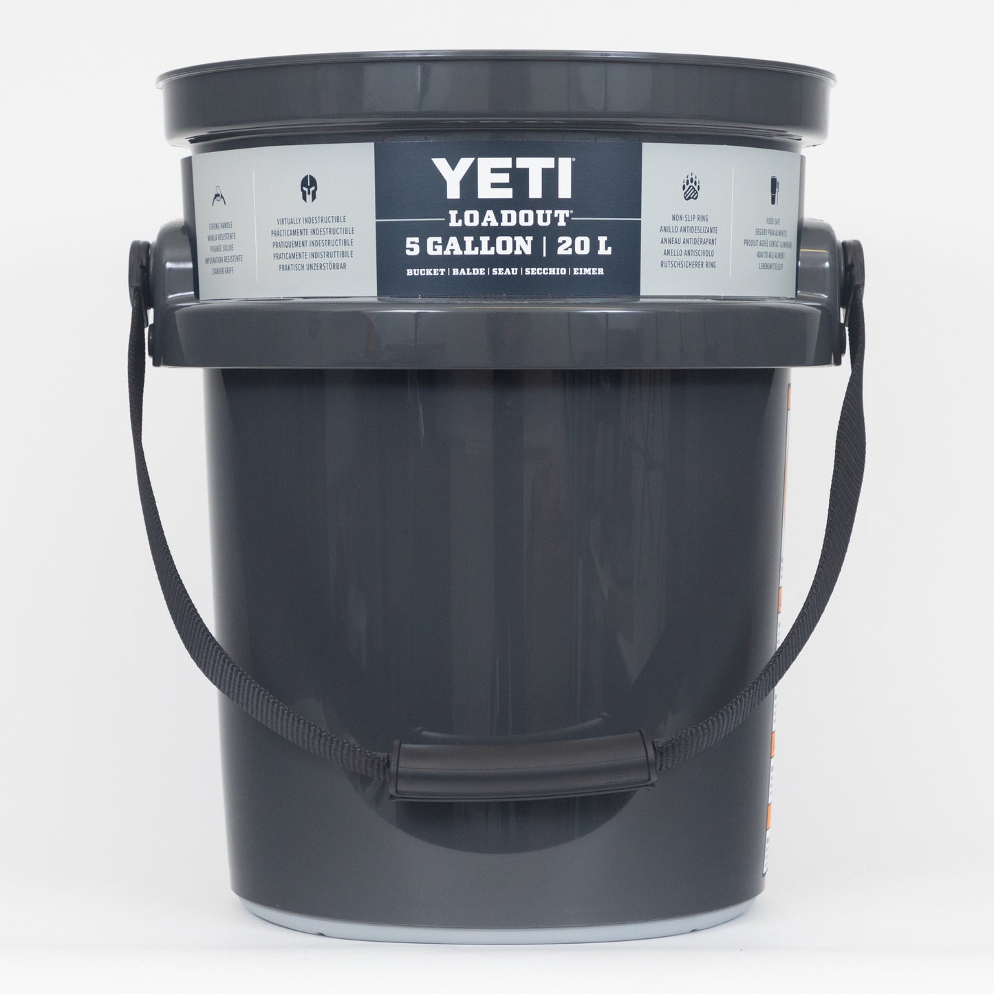 YETI Loadout 5 Gallon Bucket in CHARCOAL