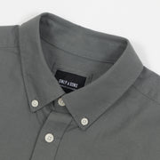 ONLY & SONS Long Sleeve Oxford Shirt in CASTOR GREY