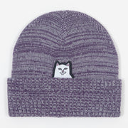 RIPNDIP Lord Nermal Marled Beanie in PURPLE