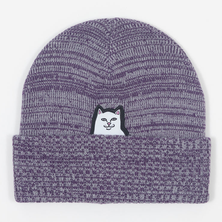 RIPNDIP Lord Nermal Marled Beanie in PURPLE