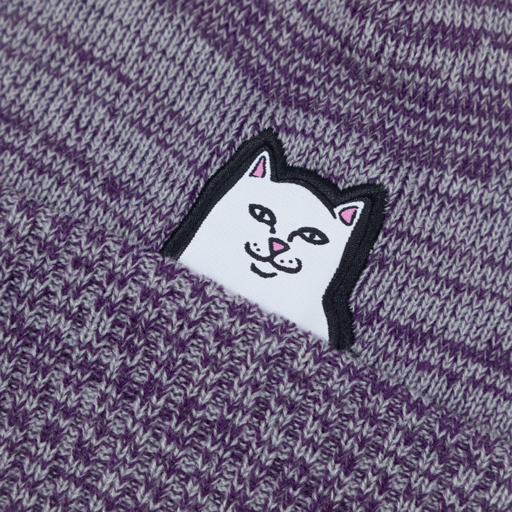RIPNDIP Lord Nermal Marled Beanie in PURPLE