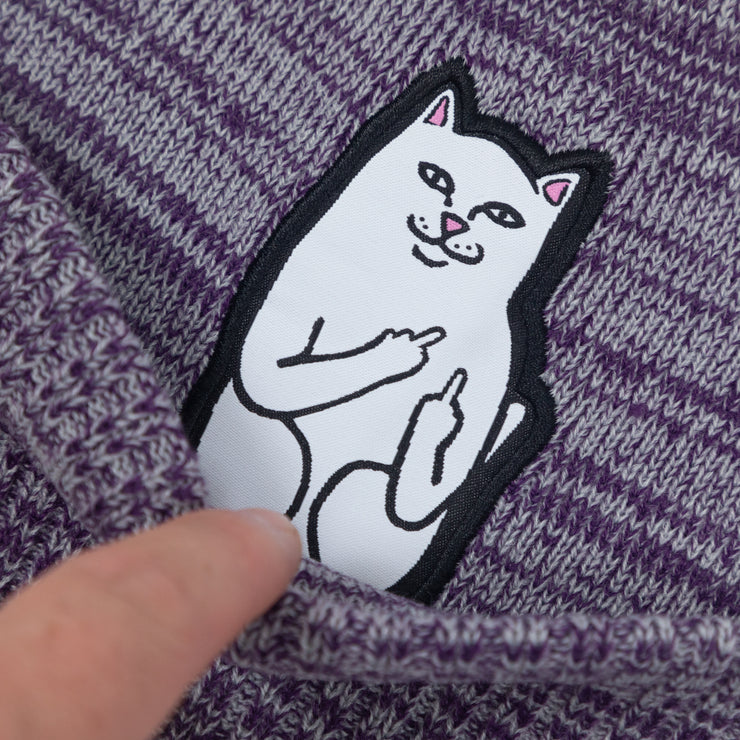 RIPNDIP Lord Nermal Marled Beanie in PURPLE