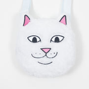 RIPNDIP Lord Nermal Sherpa Crossbody Bag in WHITE