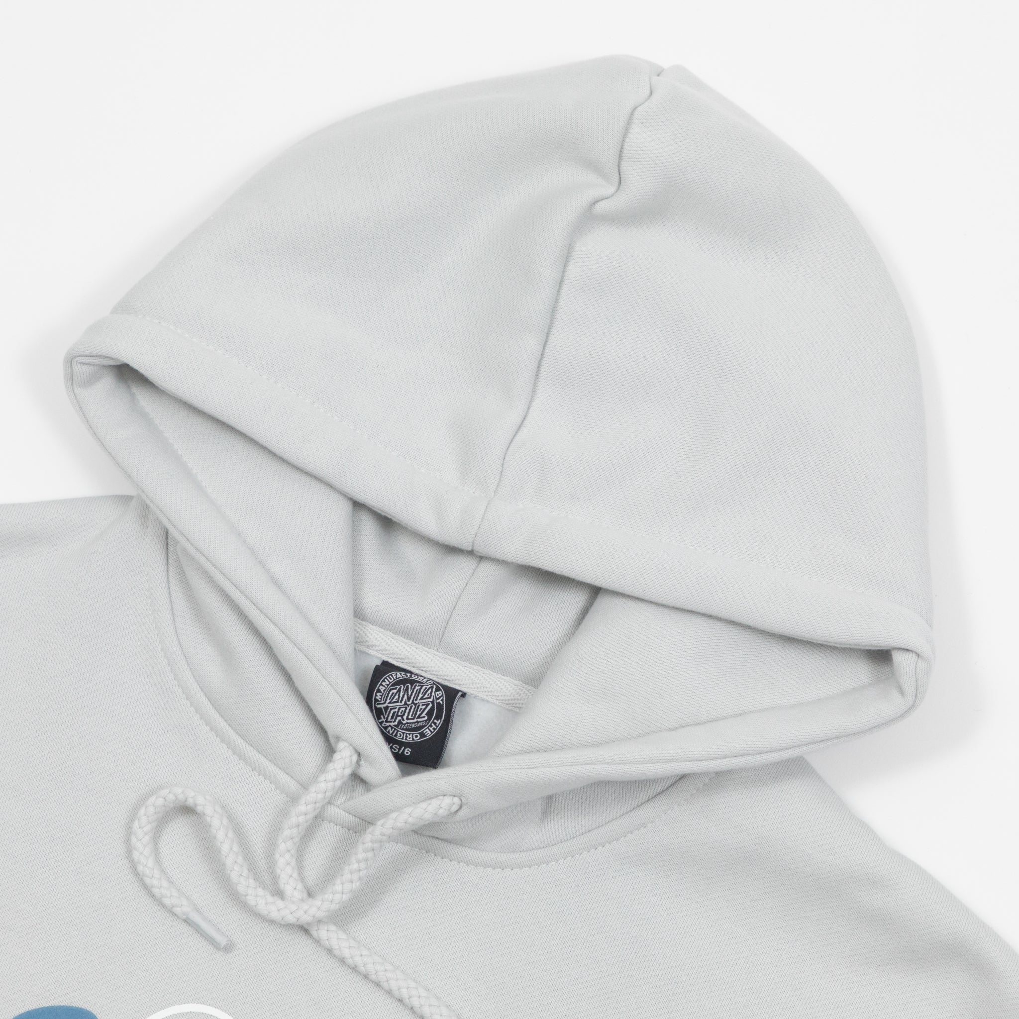 WOMENS SANTA CRUZ Love Script Hoodie in GREY
