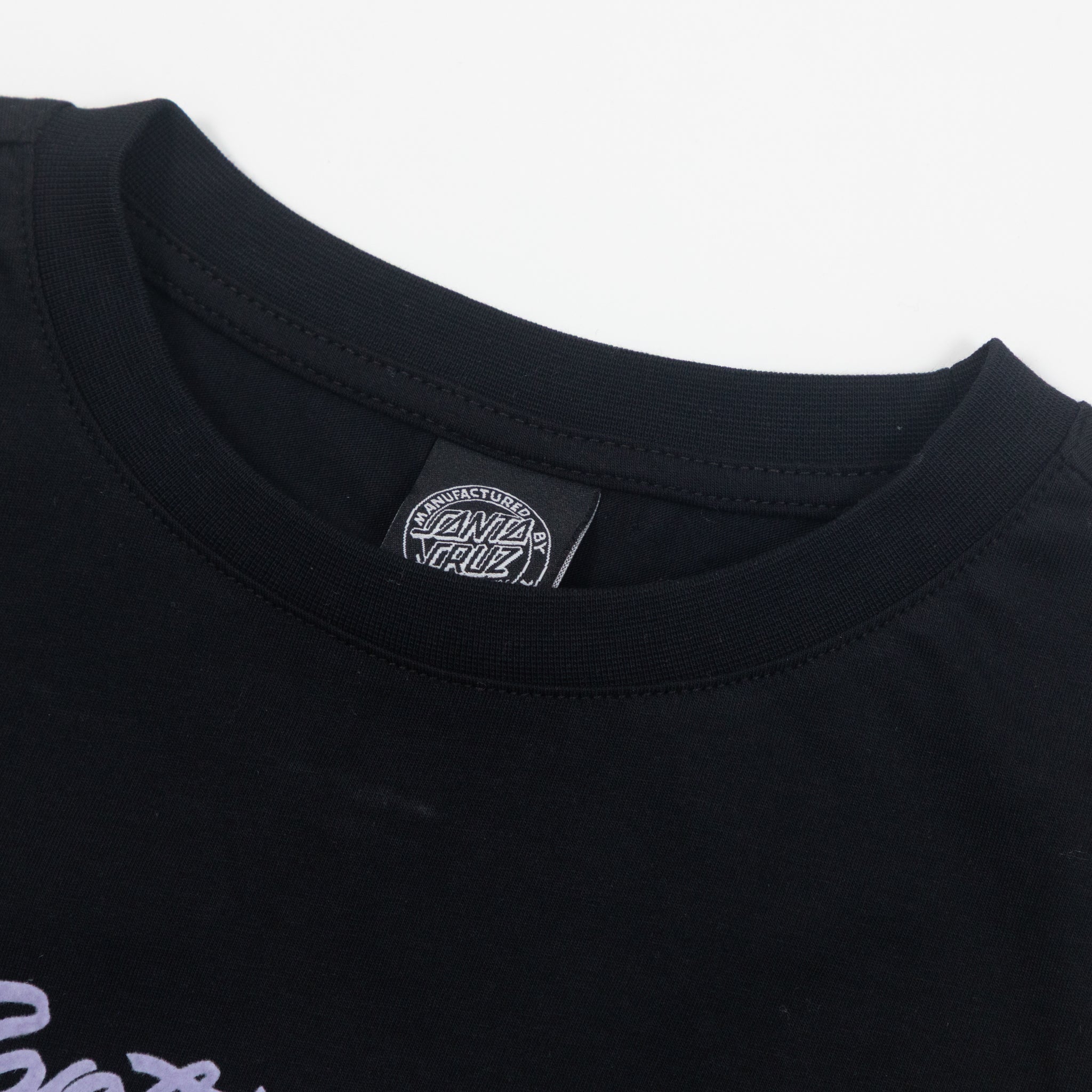 WOMENS SANTA CRUZ Love Script Long Sleeve Top in BLACK