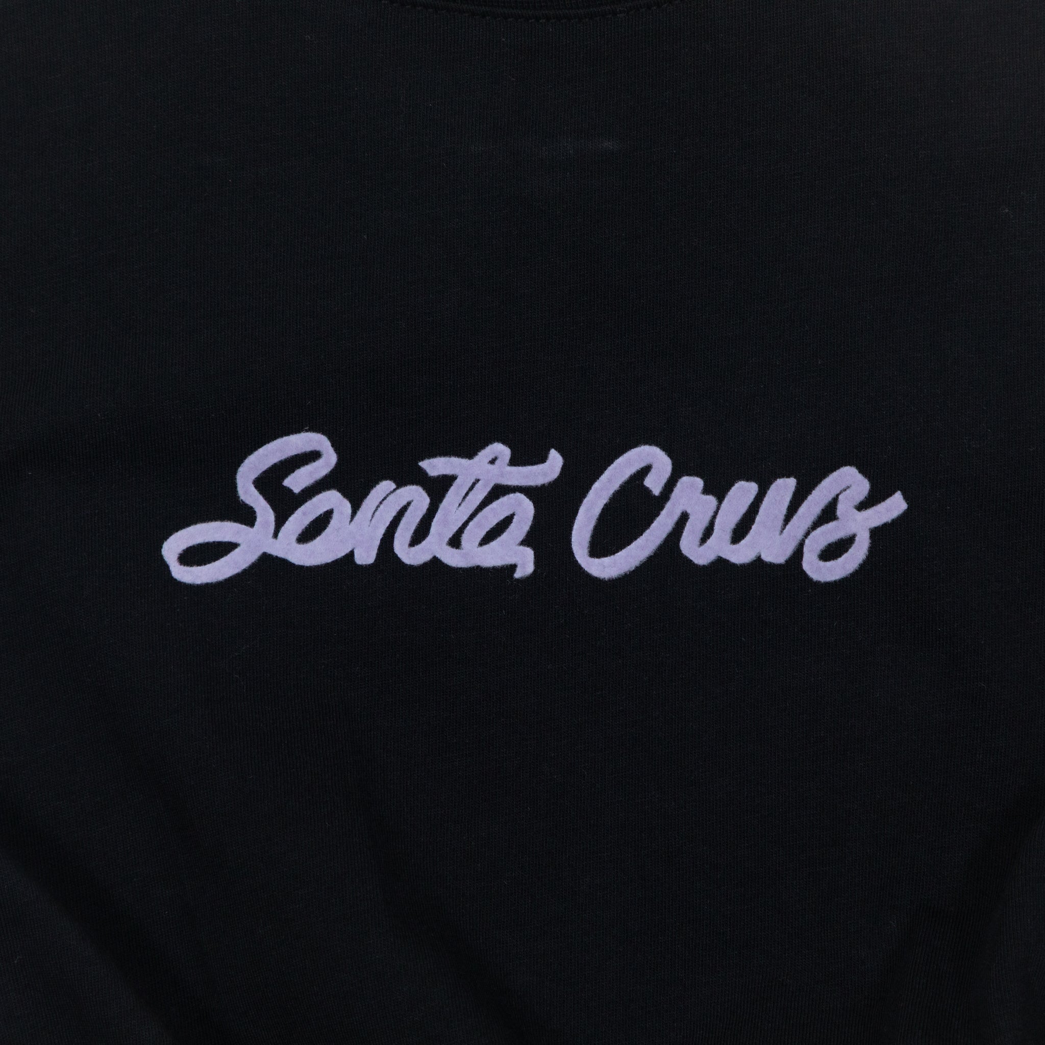 WOMENS SANTA CRUZ Love Script Long Sleeve Top in BLACK
