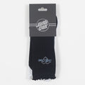 Womens SANTA CRUZ Love Script Socks in BLACK & WHITE