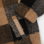 Womens KAVU Loven Check Fleece Jacket in HILLTOP PLAID