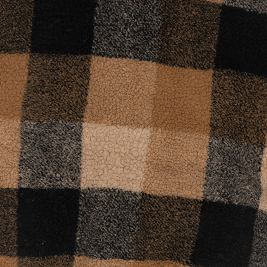 Womens KAVU Loven Check Fleece Jacket in HILLTOP PLAID