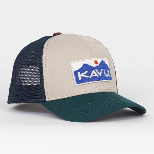 KAVU Low Tide Cap in CREAM & GREEN