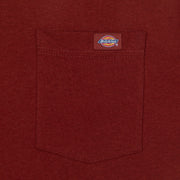 DICKIES Luray Chest Pocket T-Shirt in BRICK RED