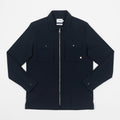 FARAH Lynden Full Zip Jacket in TRUE NAVY