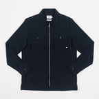 FARAH Lynden Full Zip Jacket in TRUE NAVY