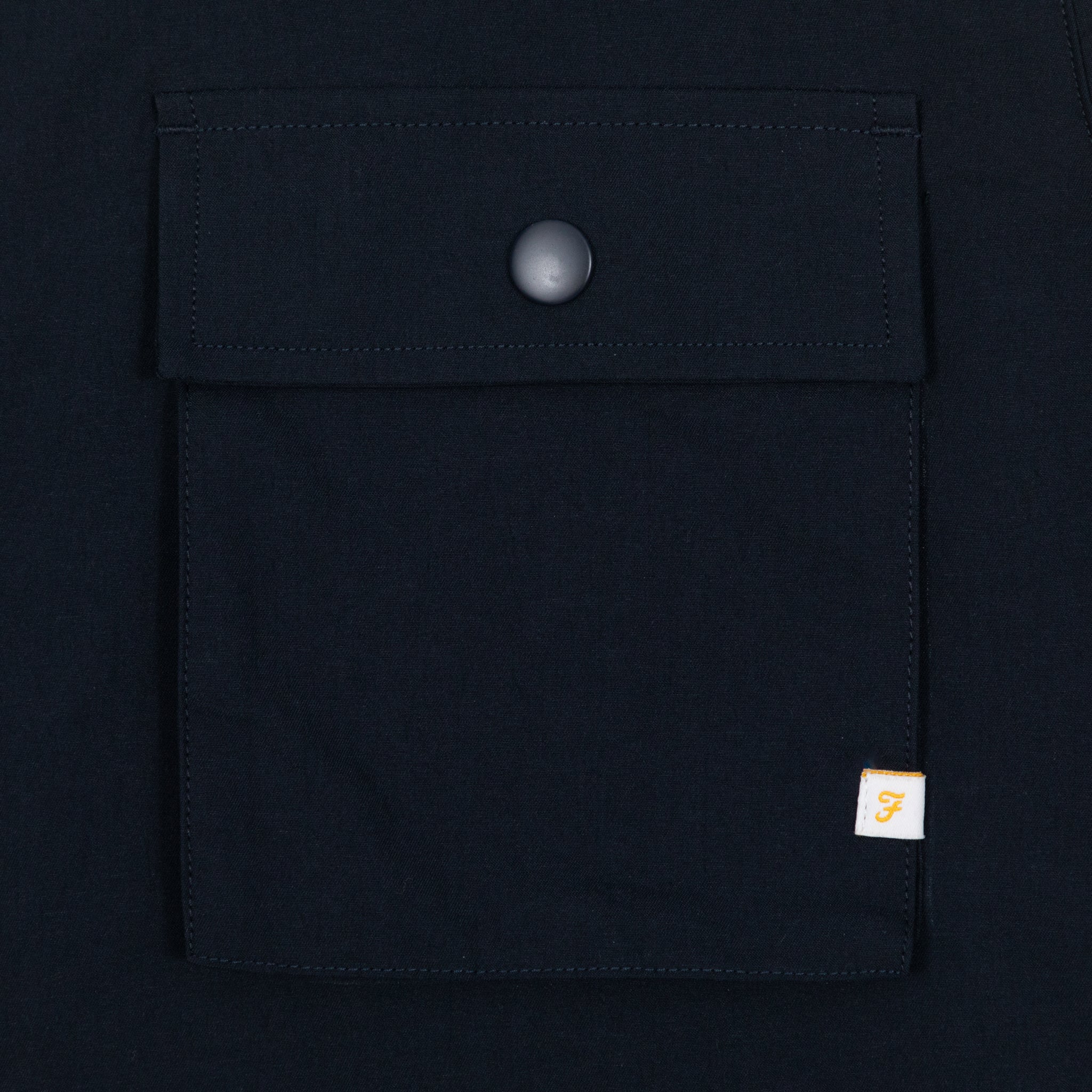 FARAH Lynden Full Zip Jacket in TRUE NAVY