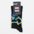 HAPPY SOCKS X MARVEL Men Cyclops Socks in BLACK