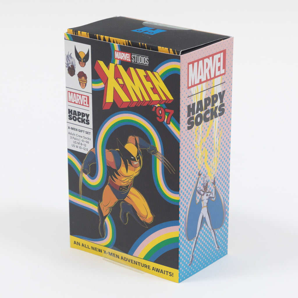 HAPPY SOCKS X MARVEL X-Men 3-Pack Gift Set