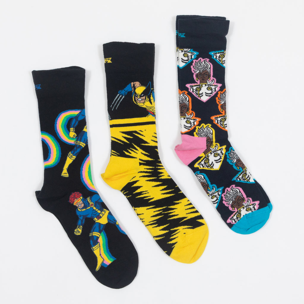 HAPPY SOCKS X MARVEL X-Men 3-Pack Gift Set